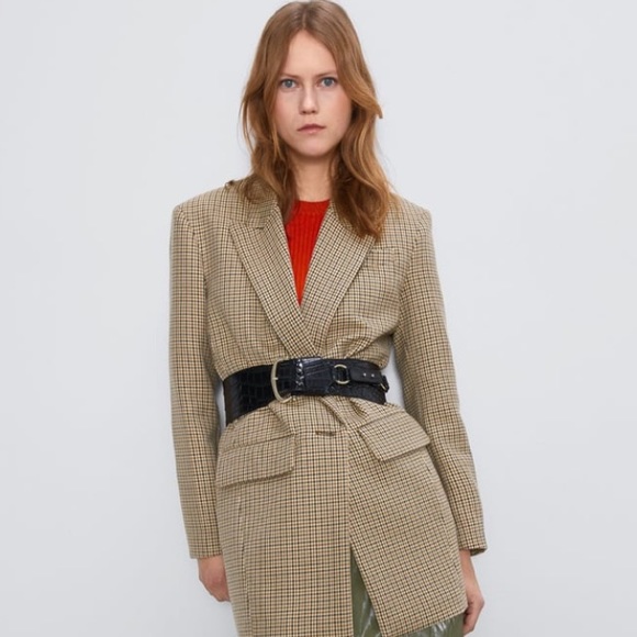 NWT Zara Leather Sash Belt